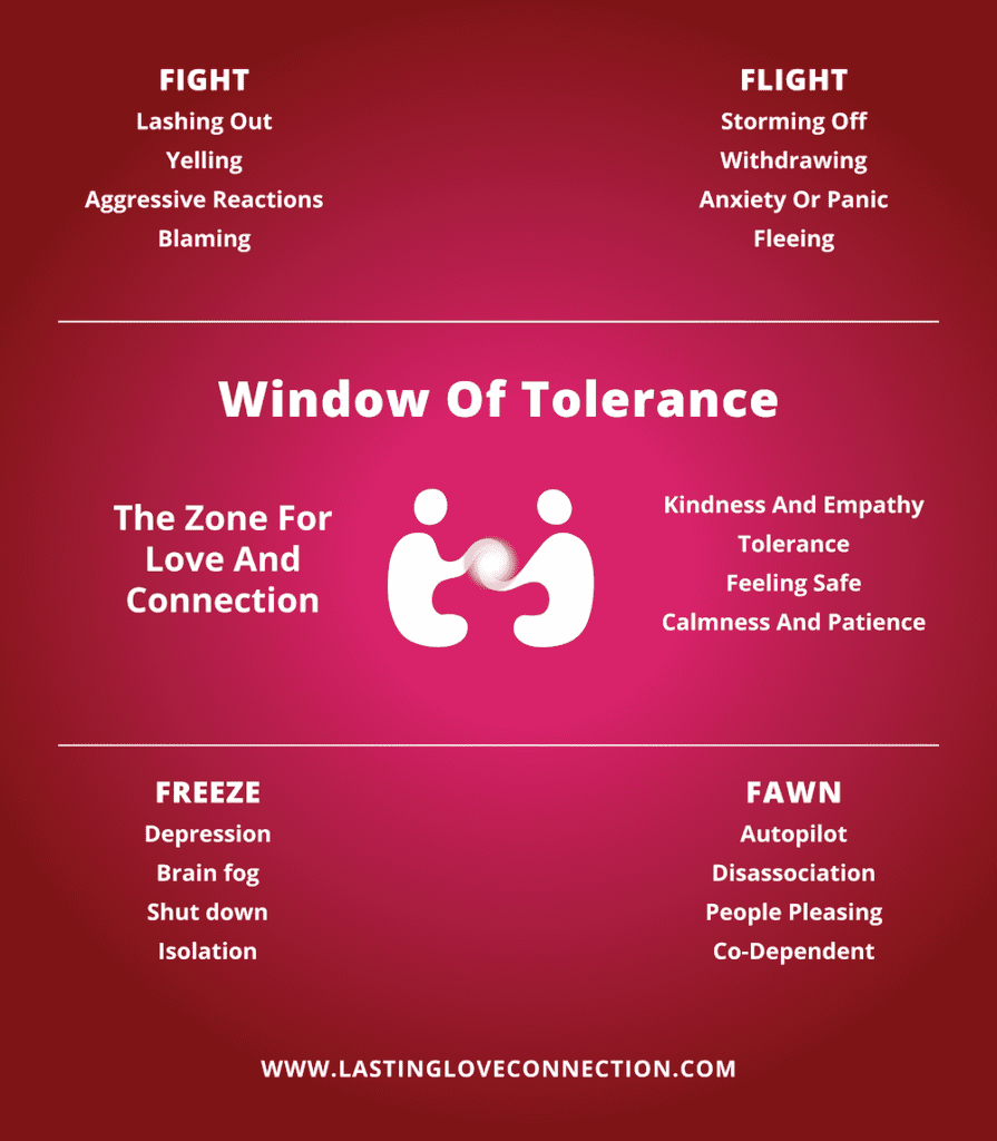 Window Of Tolerance Worksheet
