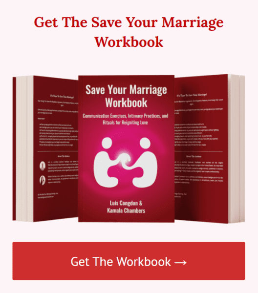 Save Your Marriage Workbook For Couples