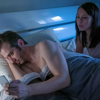 Upset Husband Watches Porn