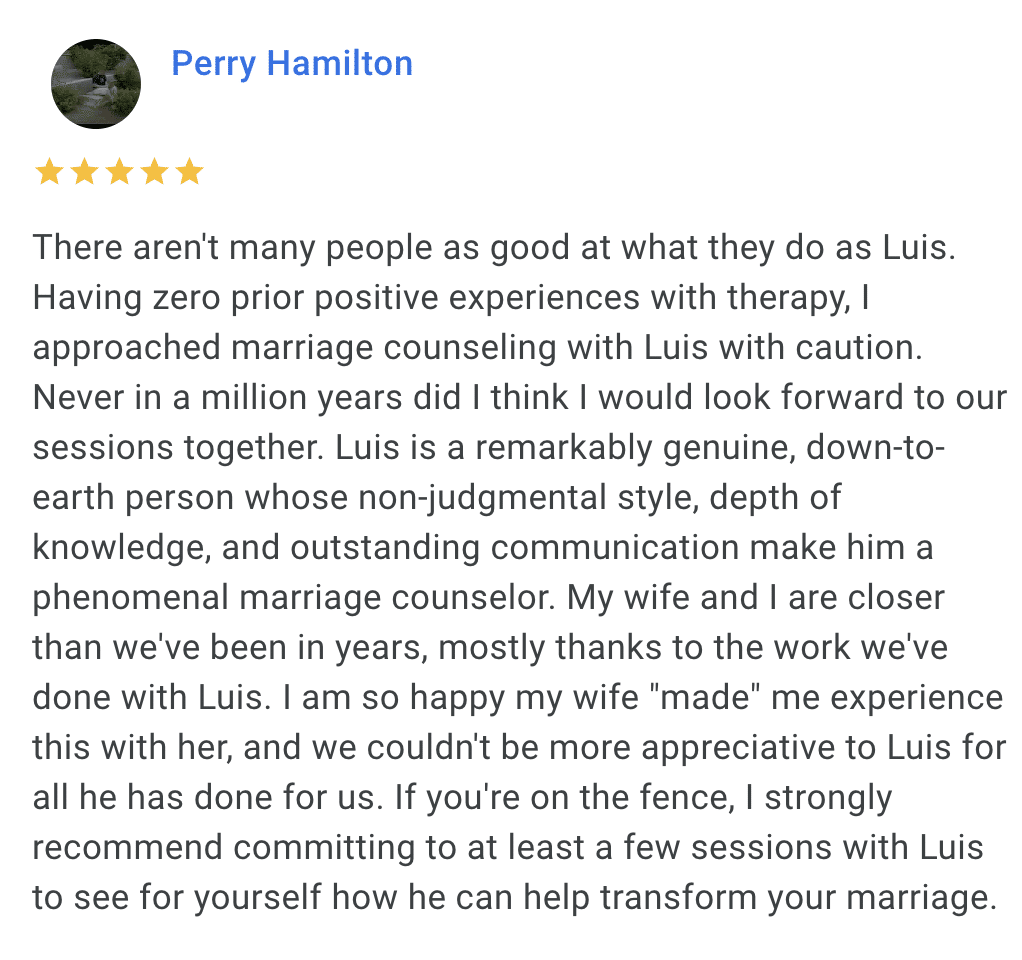 Intensive Couples Counseling